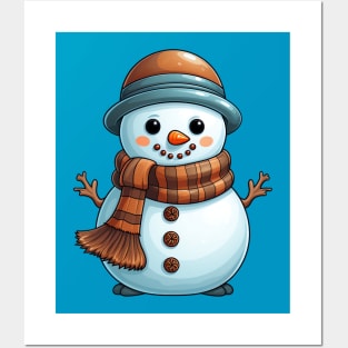 Cute Snowman Posters and Art